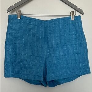 Ann Taylor Blue Tweed Shorts